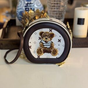 🤎 DESIGNER INSPIRED TEDDY BEAR CANTEEN CROSSBODY BAG!